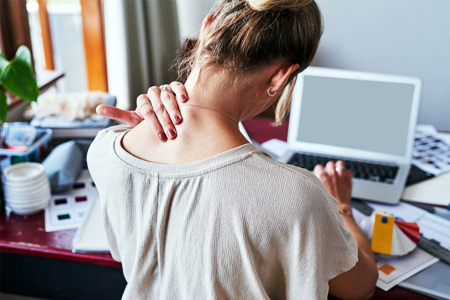 Woman Shoulder Pain