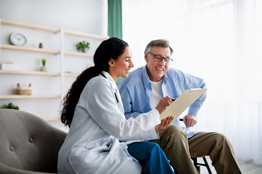 Doctor with Patient