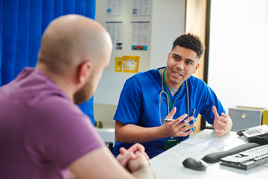 Doctor with Patient